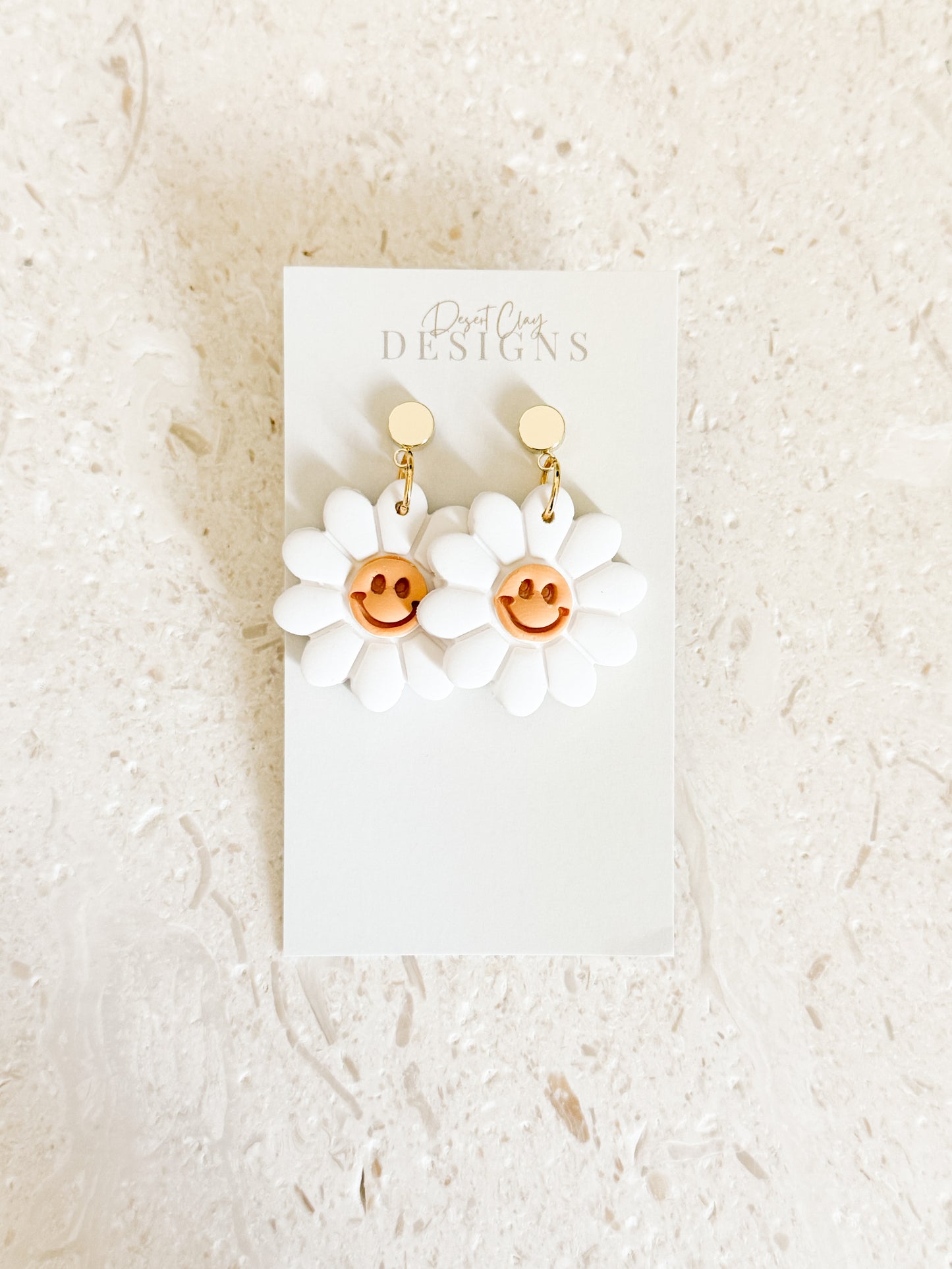 Smiley Daisy Dangles