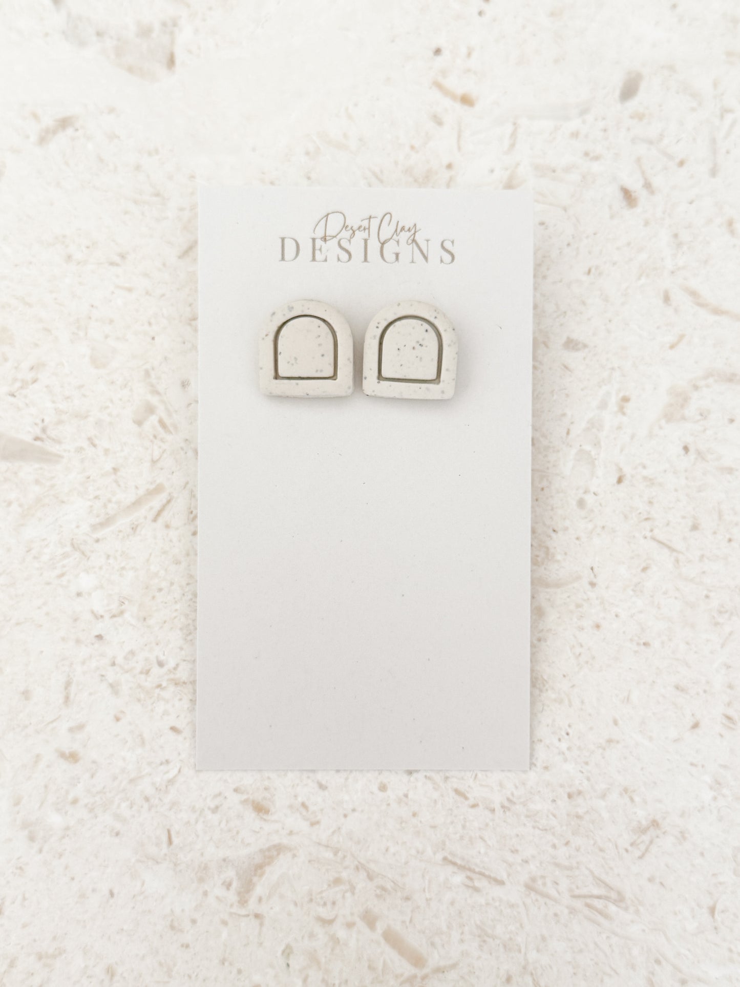 Ceramic Arched Studs