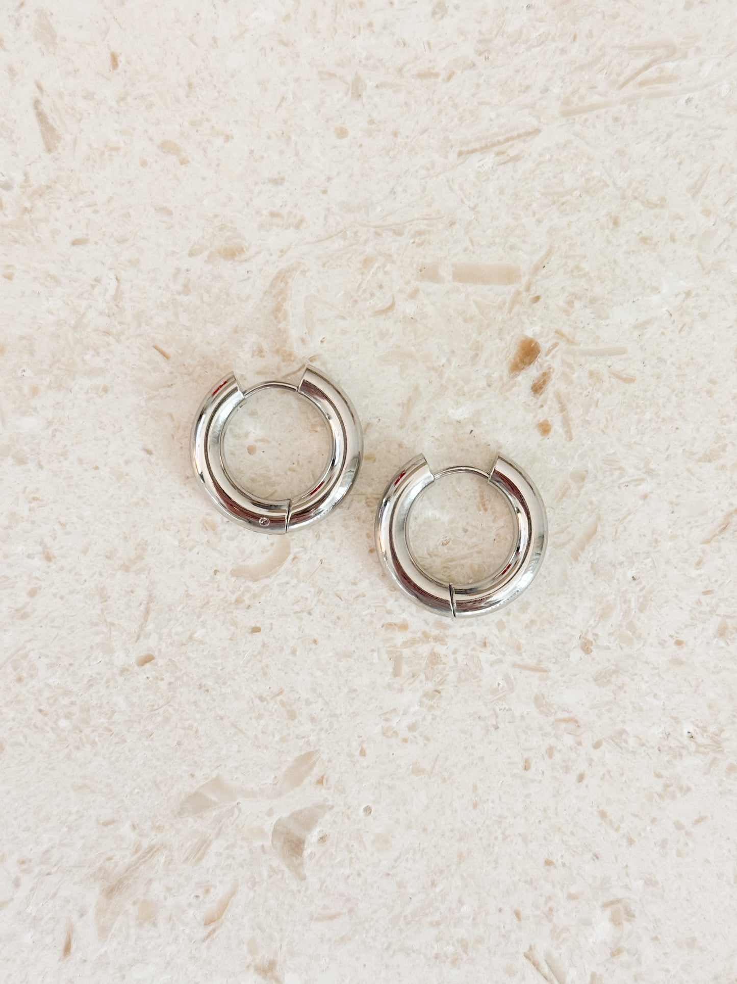 The Classic Silver Hoop