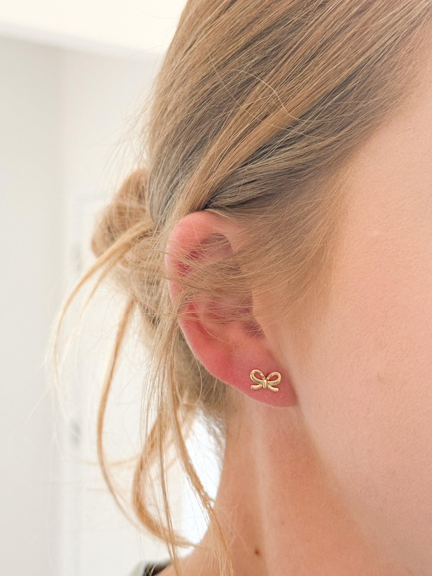Dainty Bow Studs