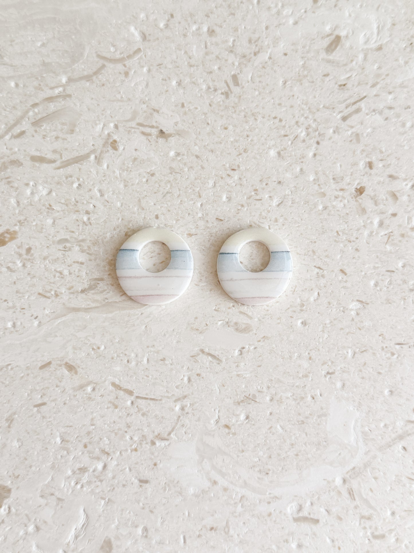 Watercolor Stripes Charm