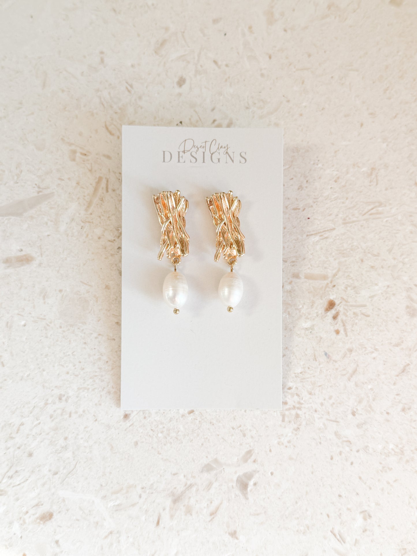 Woven Driftwood & Pearls