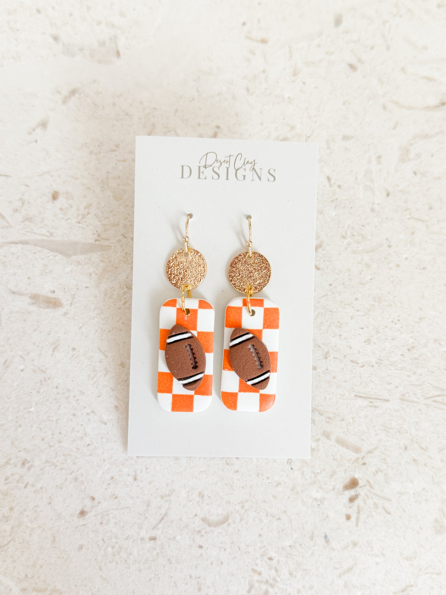 Checkered Game Day Dangles