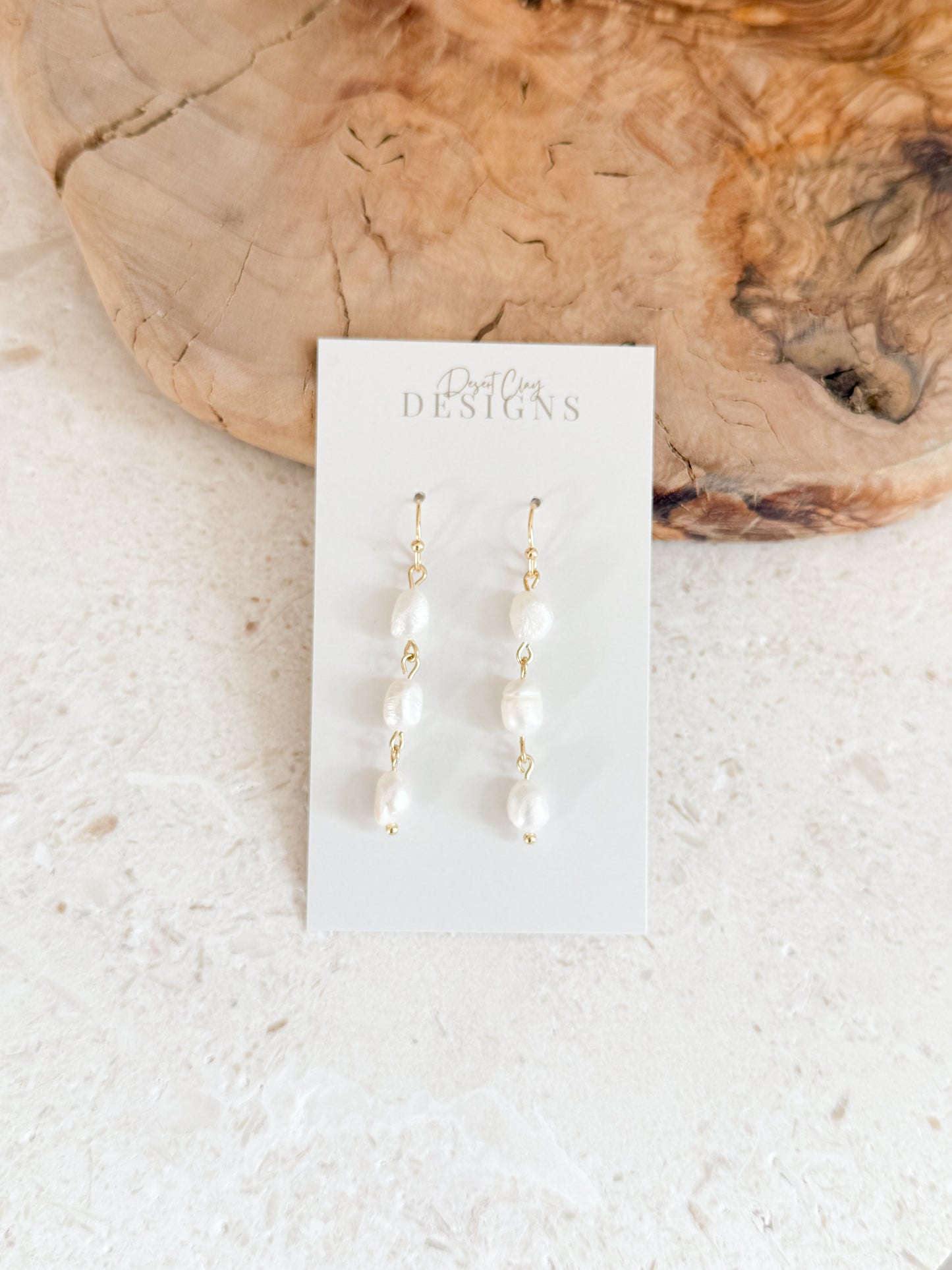 Trio Pearl Dangles