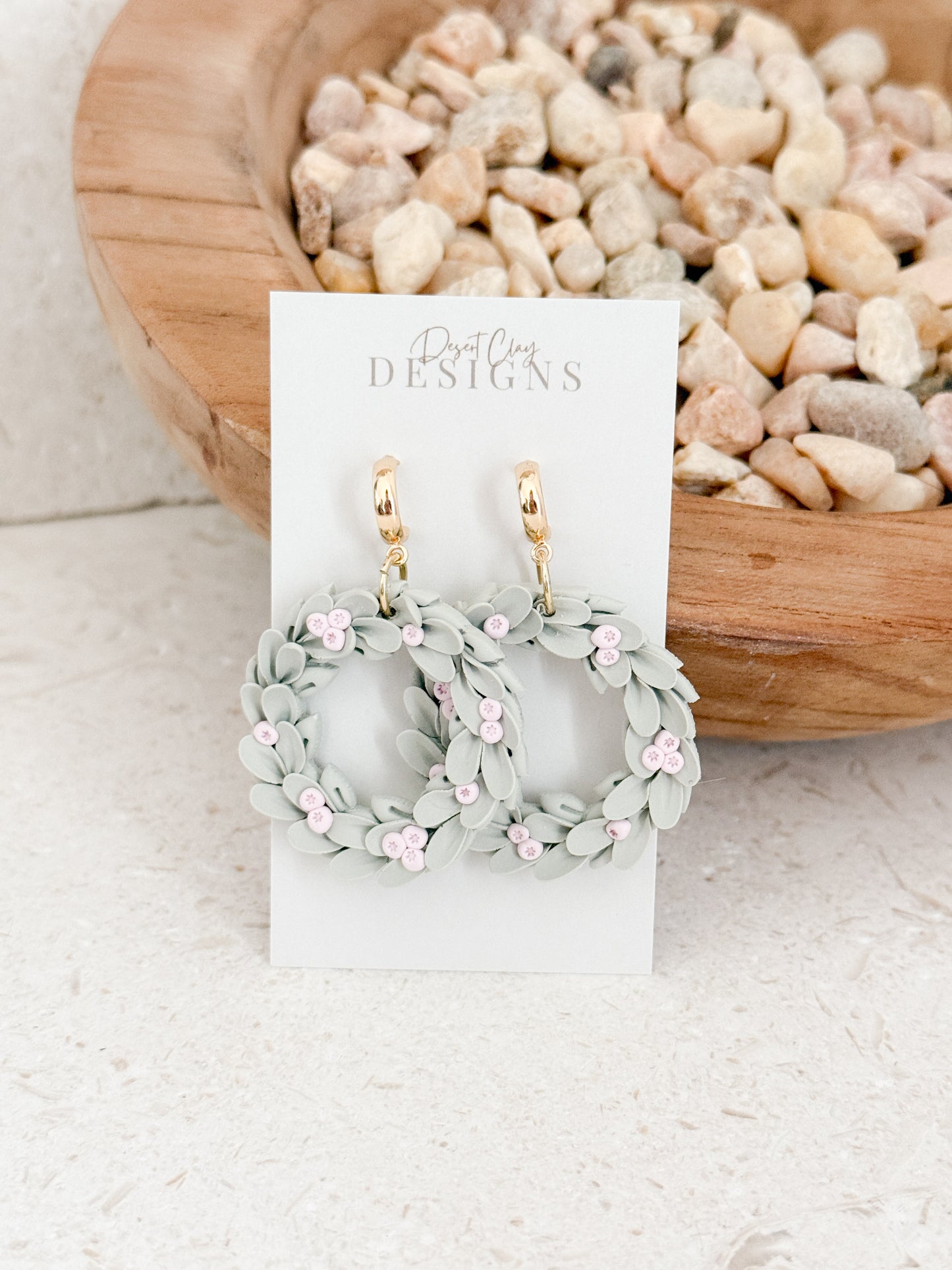 Pink Christmas Wreath