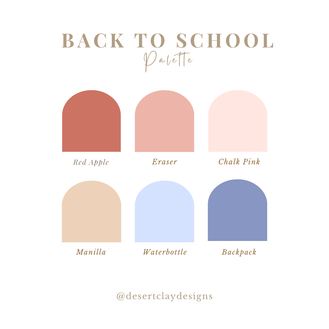 Back to School Palette