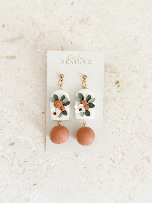 Orange Blossom Dangles