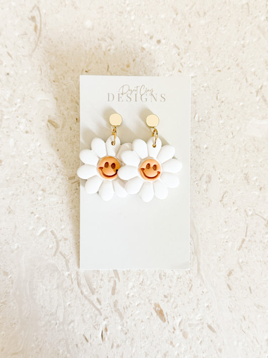 Smiley Daisy Dangles