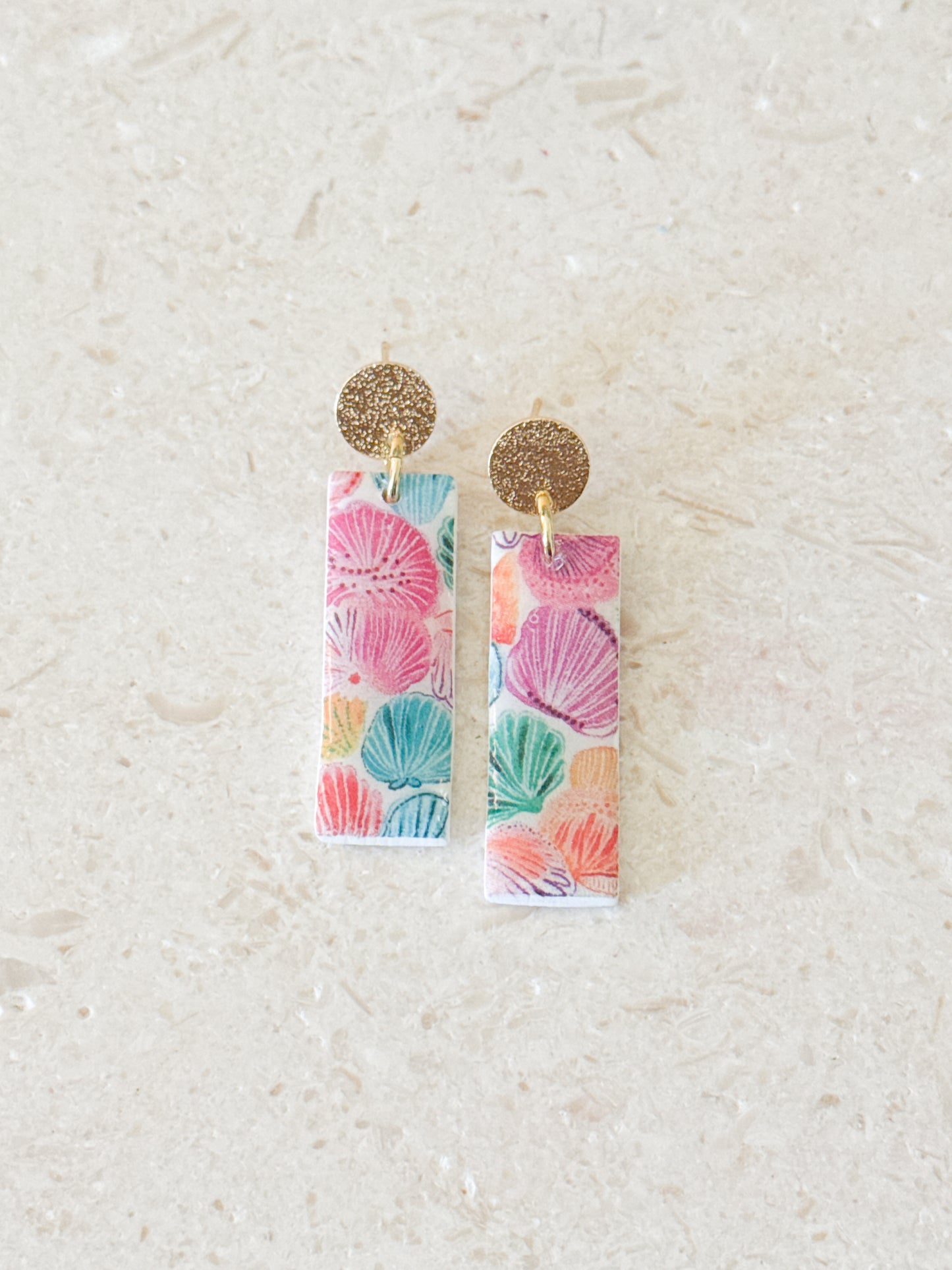 The Allie Dangles - Watercolor Seashells