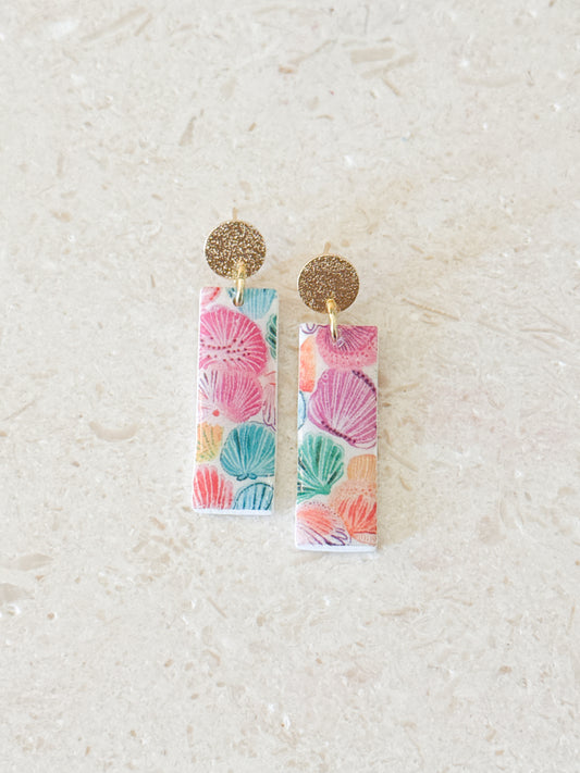 The Allie Dangles - Watercolor Seashells
