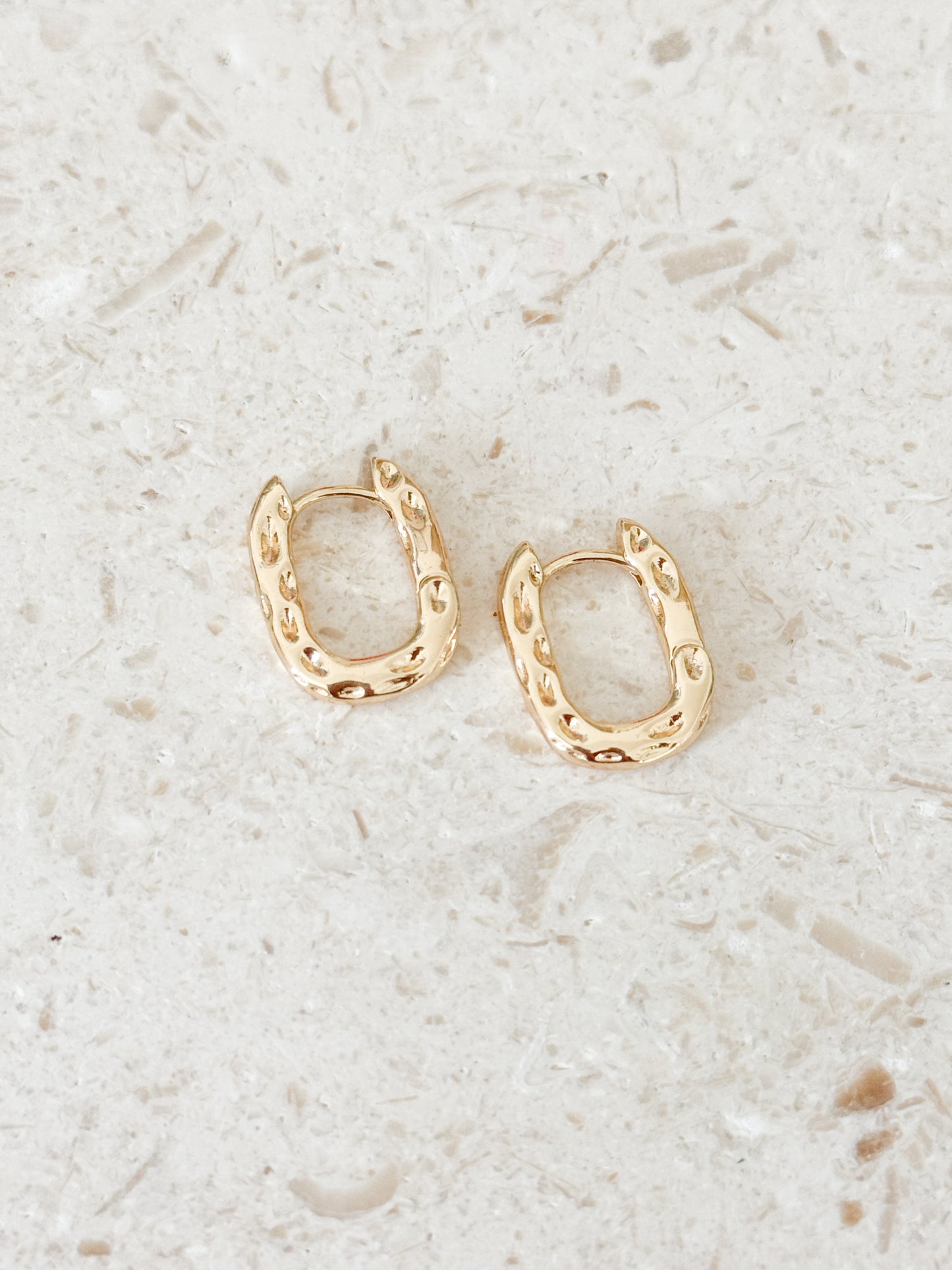 Textured Oval Hoops