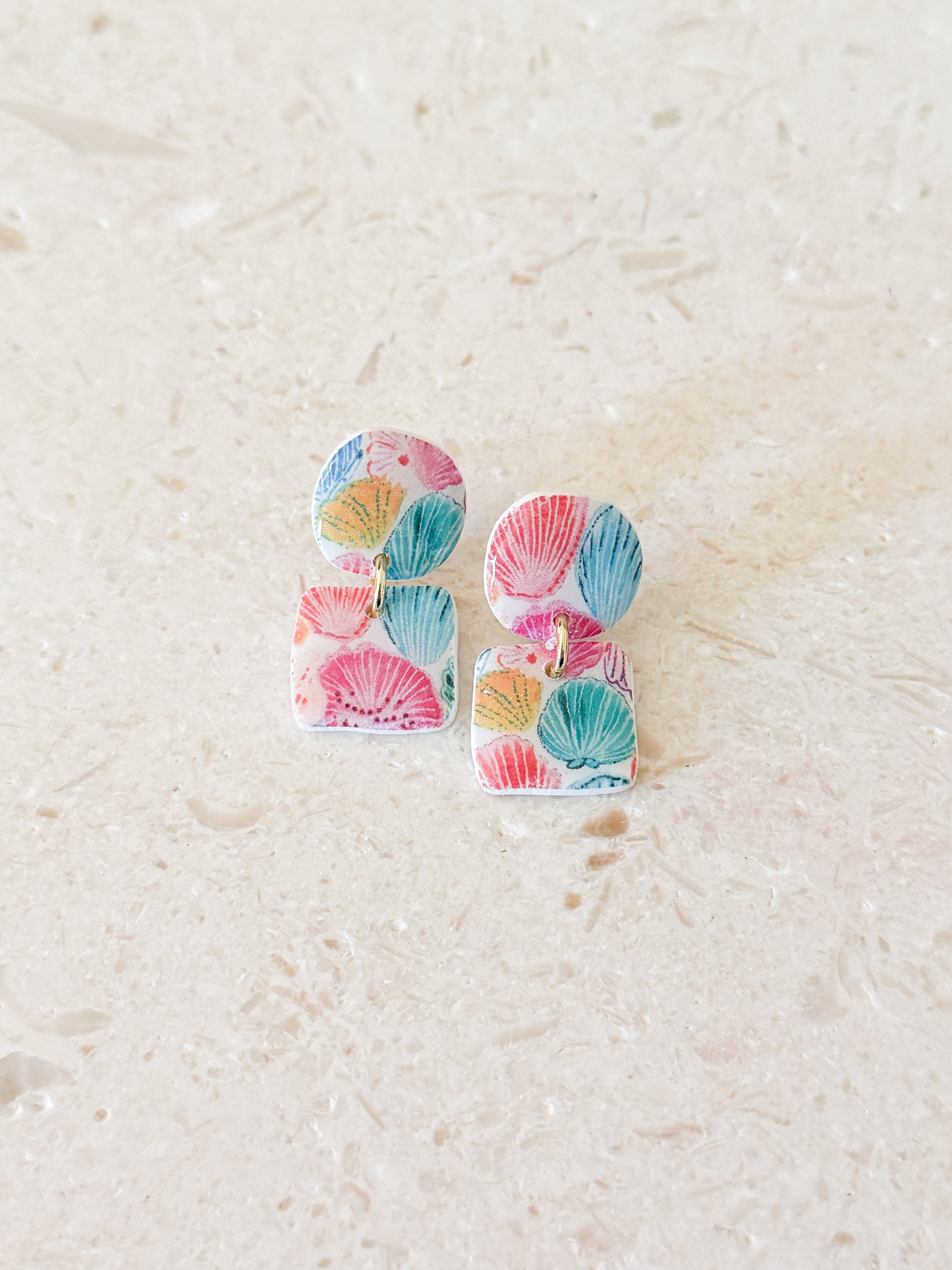 The Indie Dangles - Watercolor Seashells