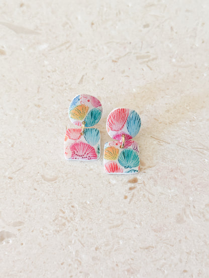 The Indie Dangles - Watercolor Seashells