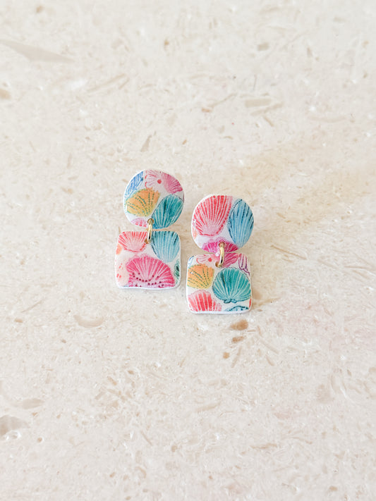 The Indie Dangles - Watercolor Seashells