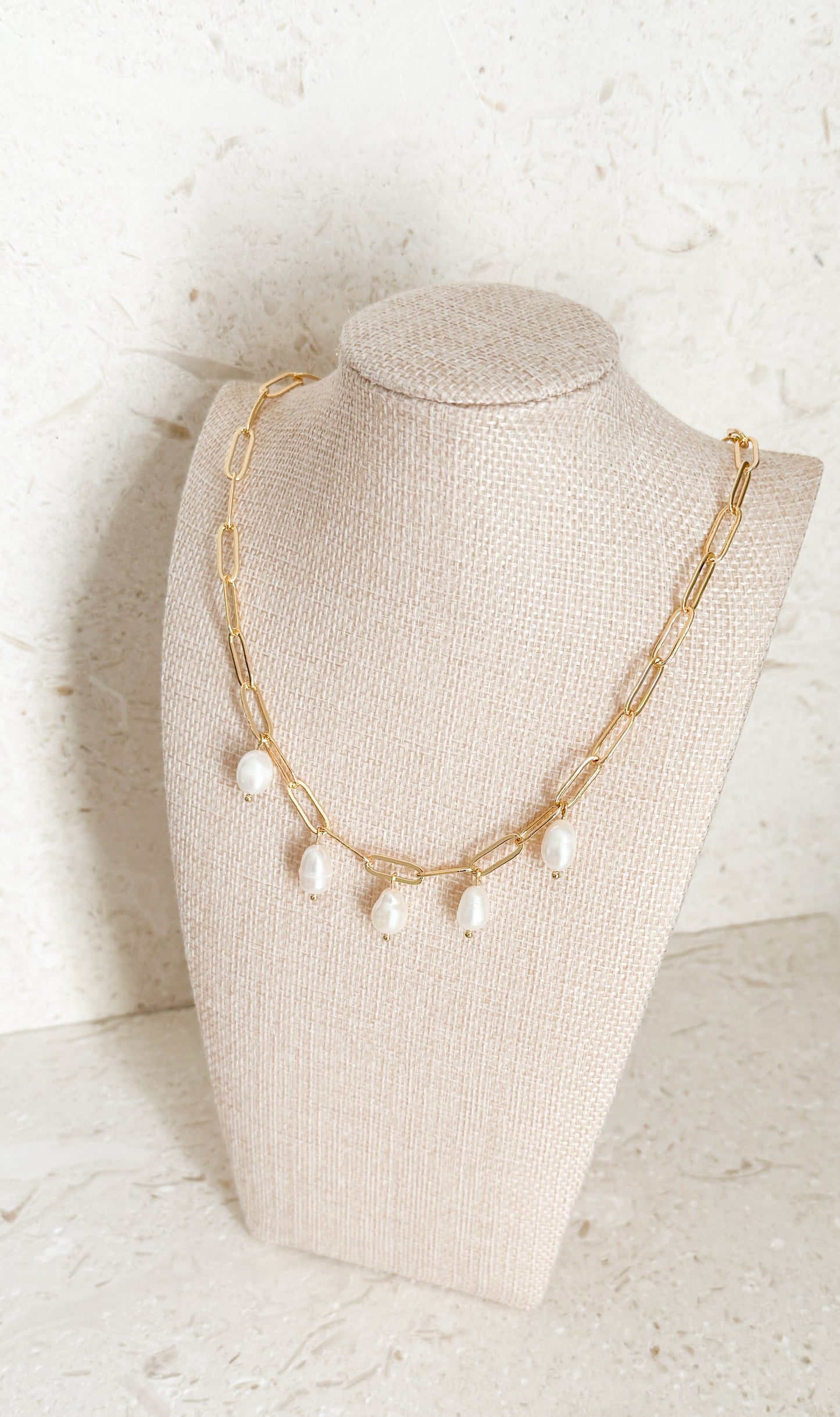 Charmed Necklace - Freshwater Pearls