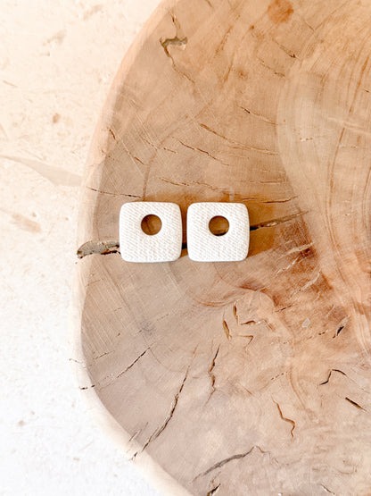 Organic Square Charms - Fields of Daisies