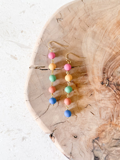 Rainbow Drop Dangles