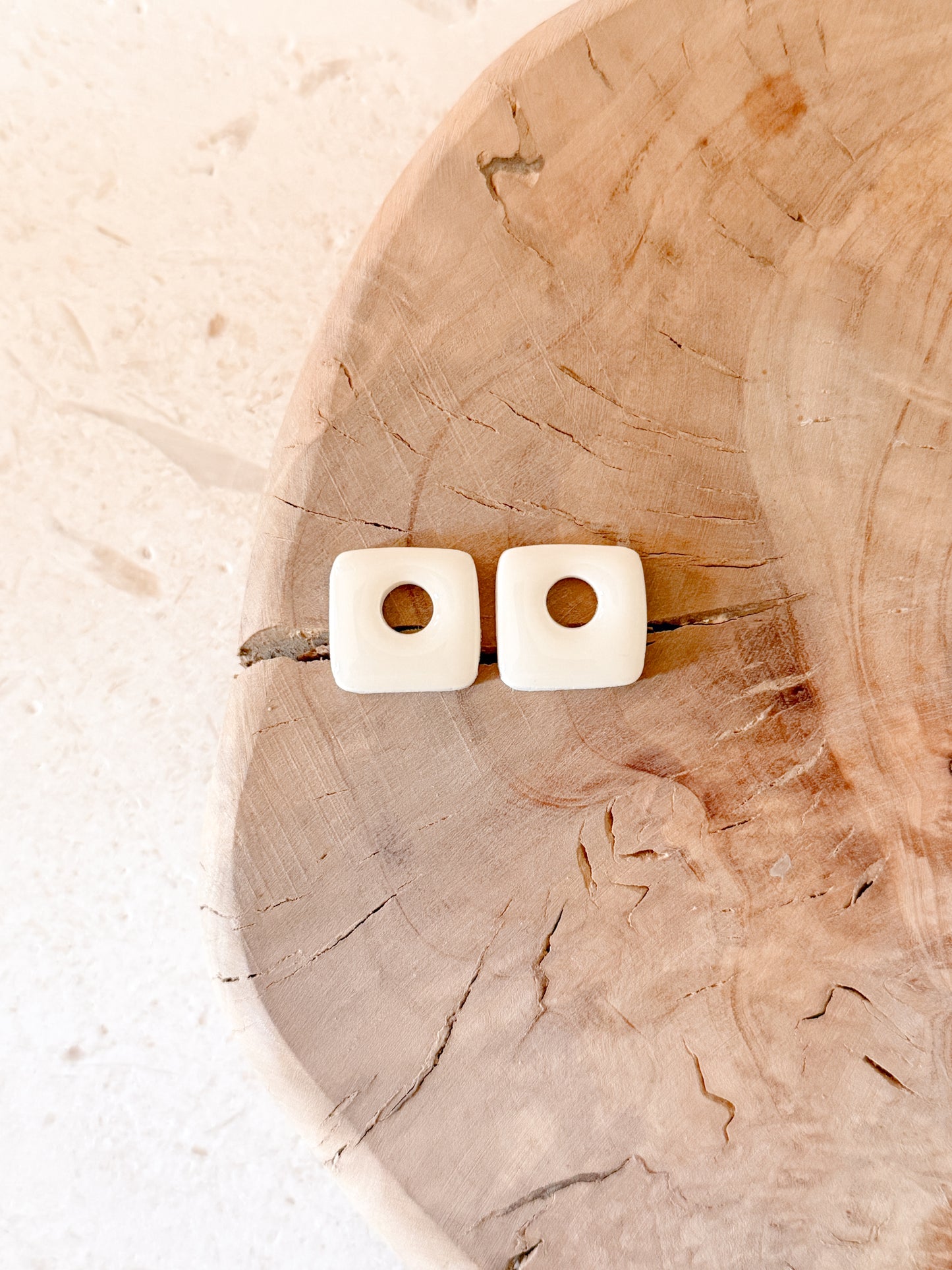Organic Square Charms - Fields of Daisies