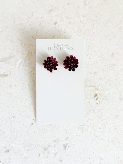 Fall Floral Studs
