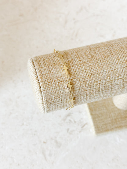 Simple Crosses Bracelet