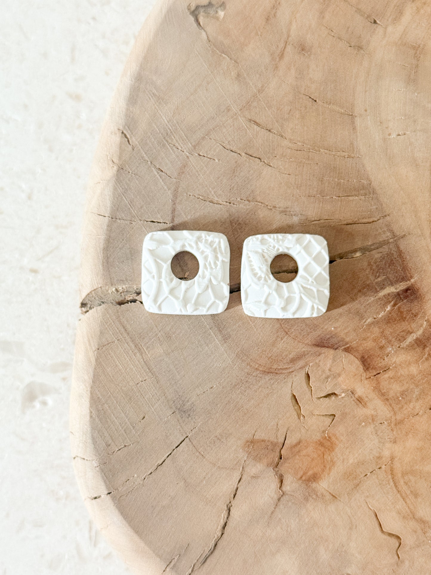 Organic Square Charms - Spring Edit