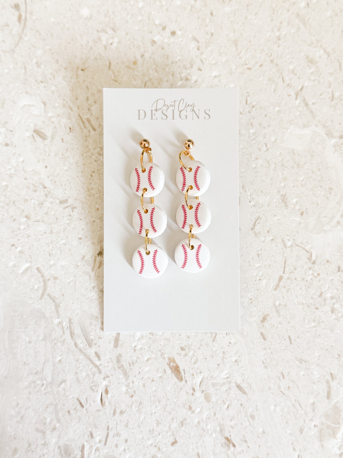 Baseball Trio Dangles