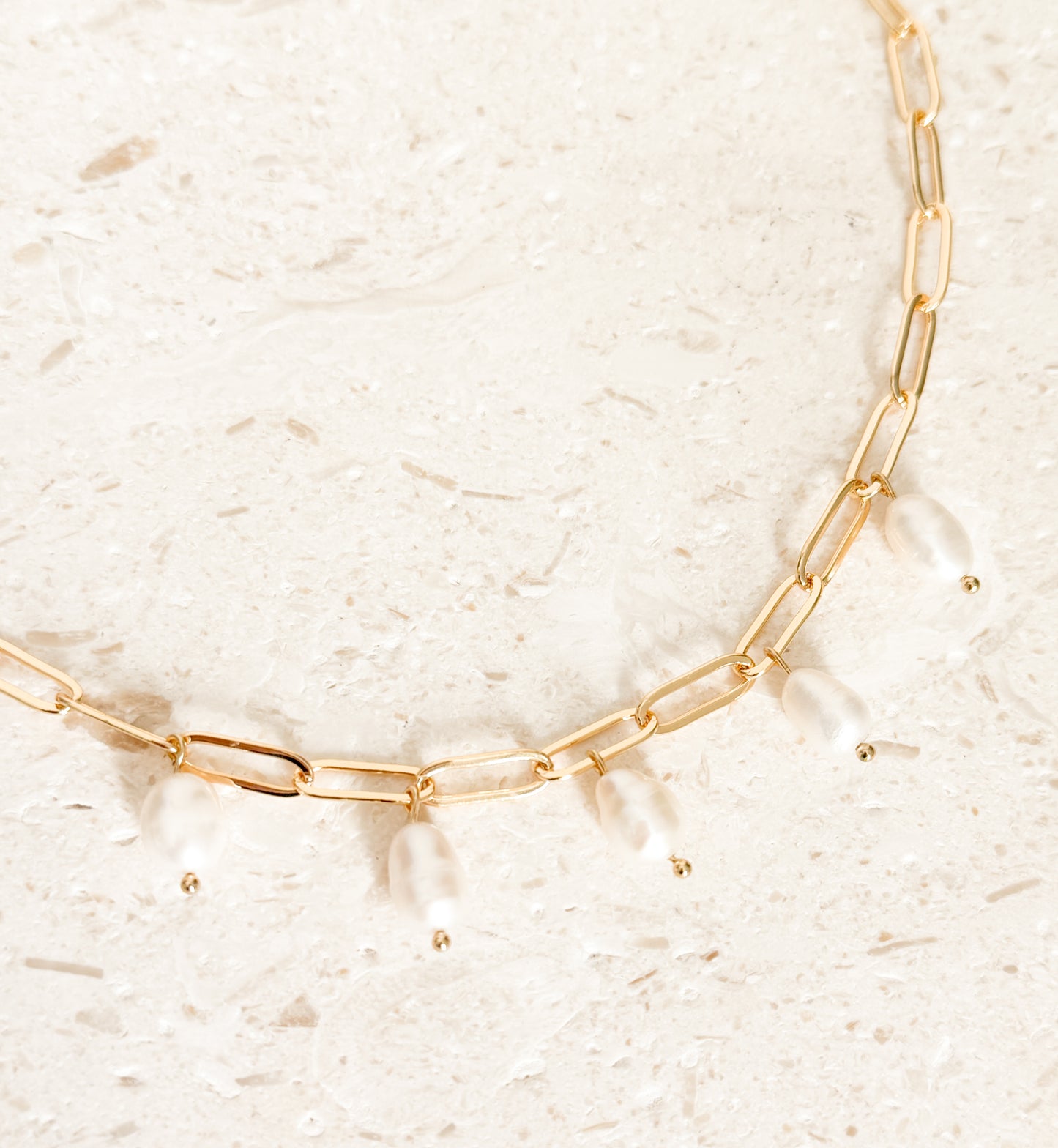 Charmed Necklace - Freshwater Pearls