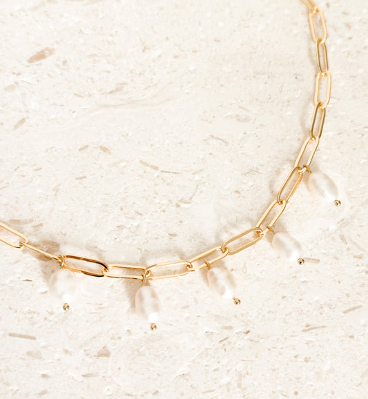 Charmed Necklace - Freshwater Pearls