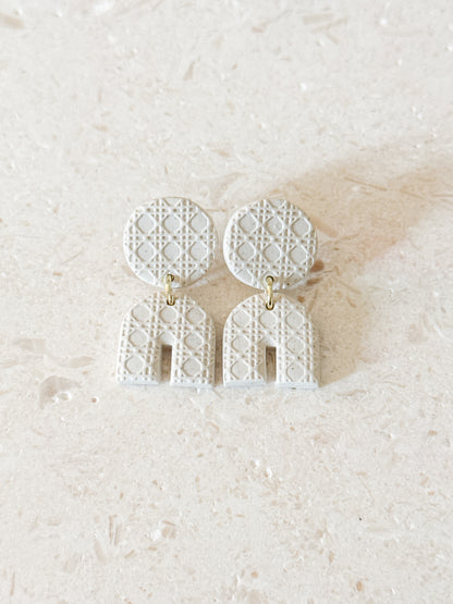 Textured Ceramic Dangles