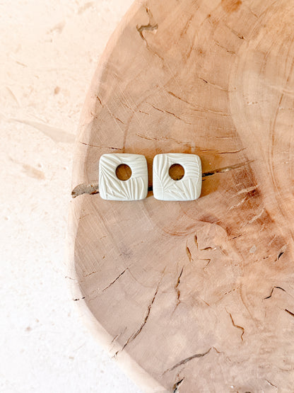 Organic Square Charms - Fields of Daisies