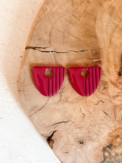 Red Duo-Toned Charms