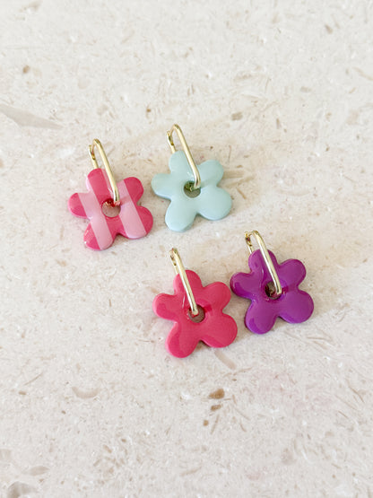 Abstract Flower Charm