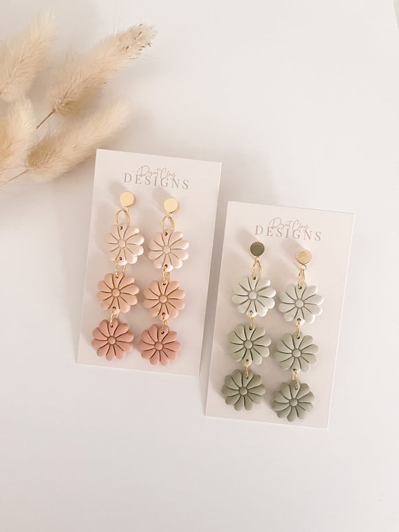 Ombré Flower Dangled