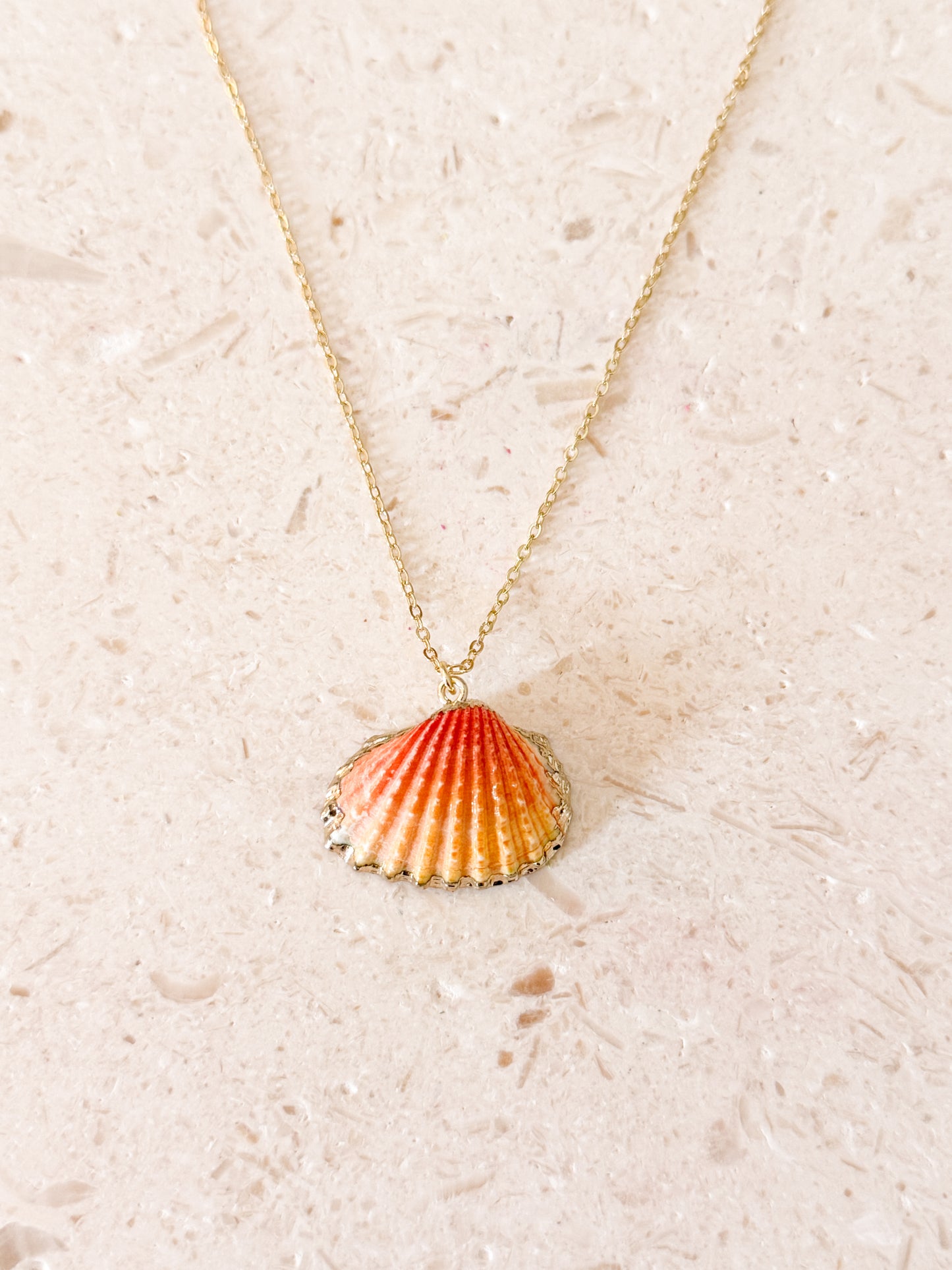 Sunset Shell Necklace