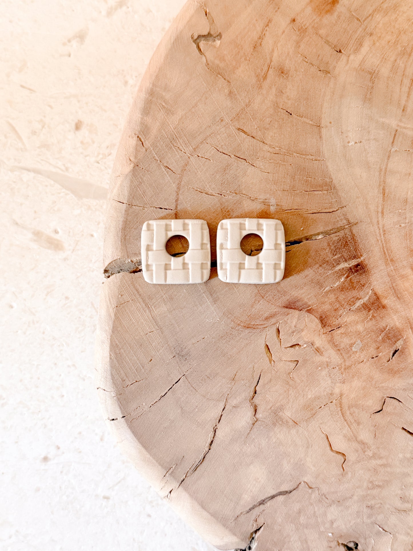 Organic Square Charms - Fields of Daisies