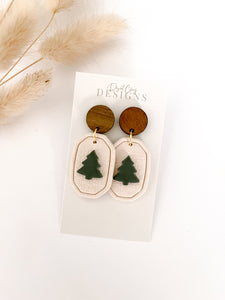 Wooden Pine Dangles