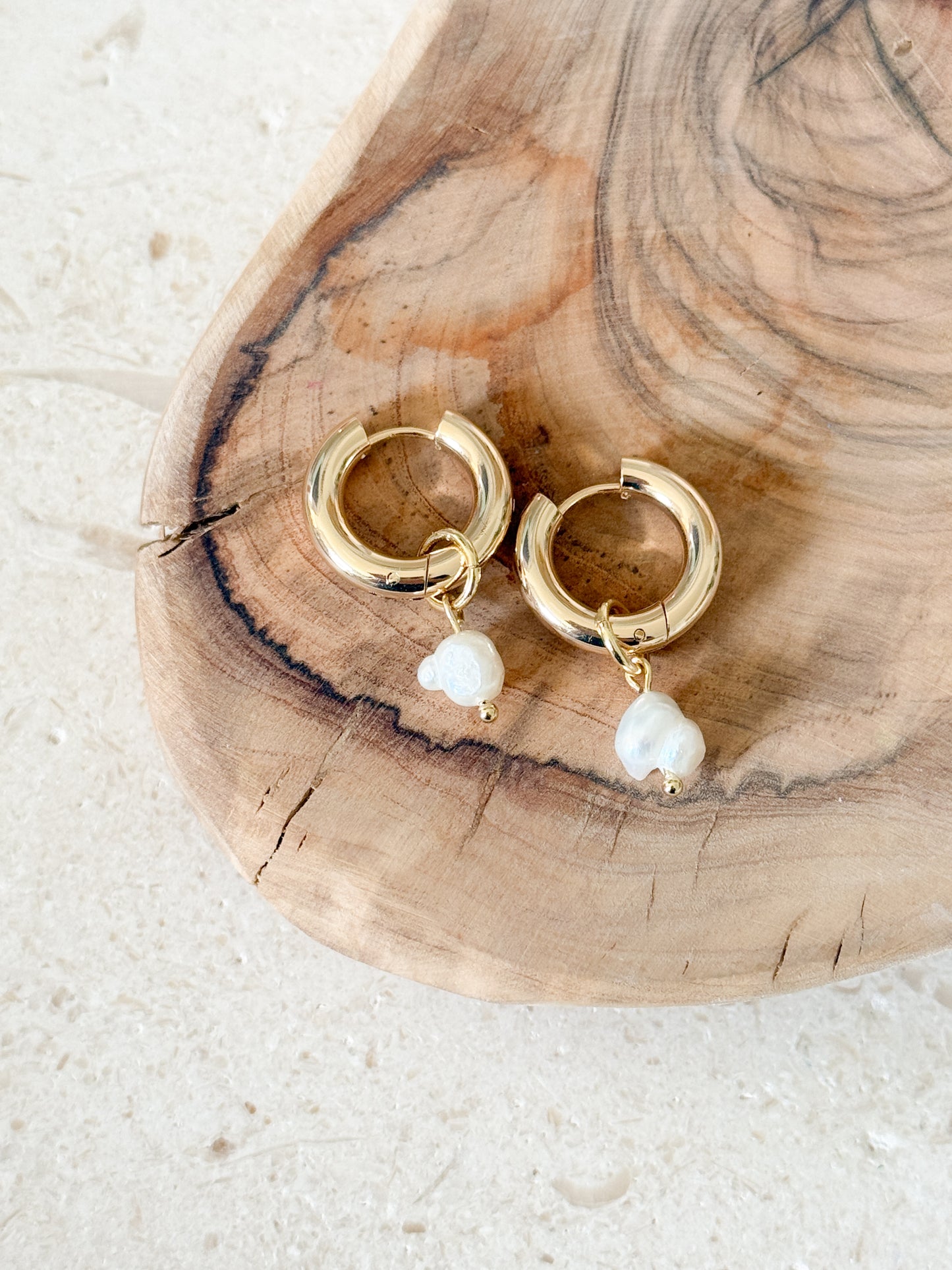 Organic Pearl Charms