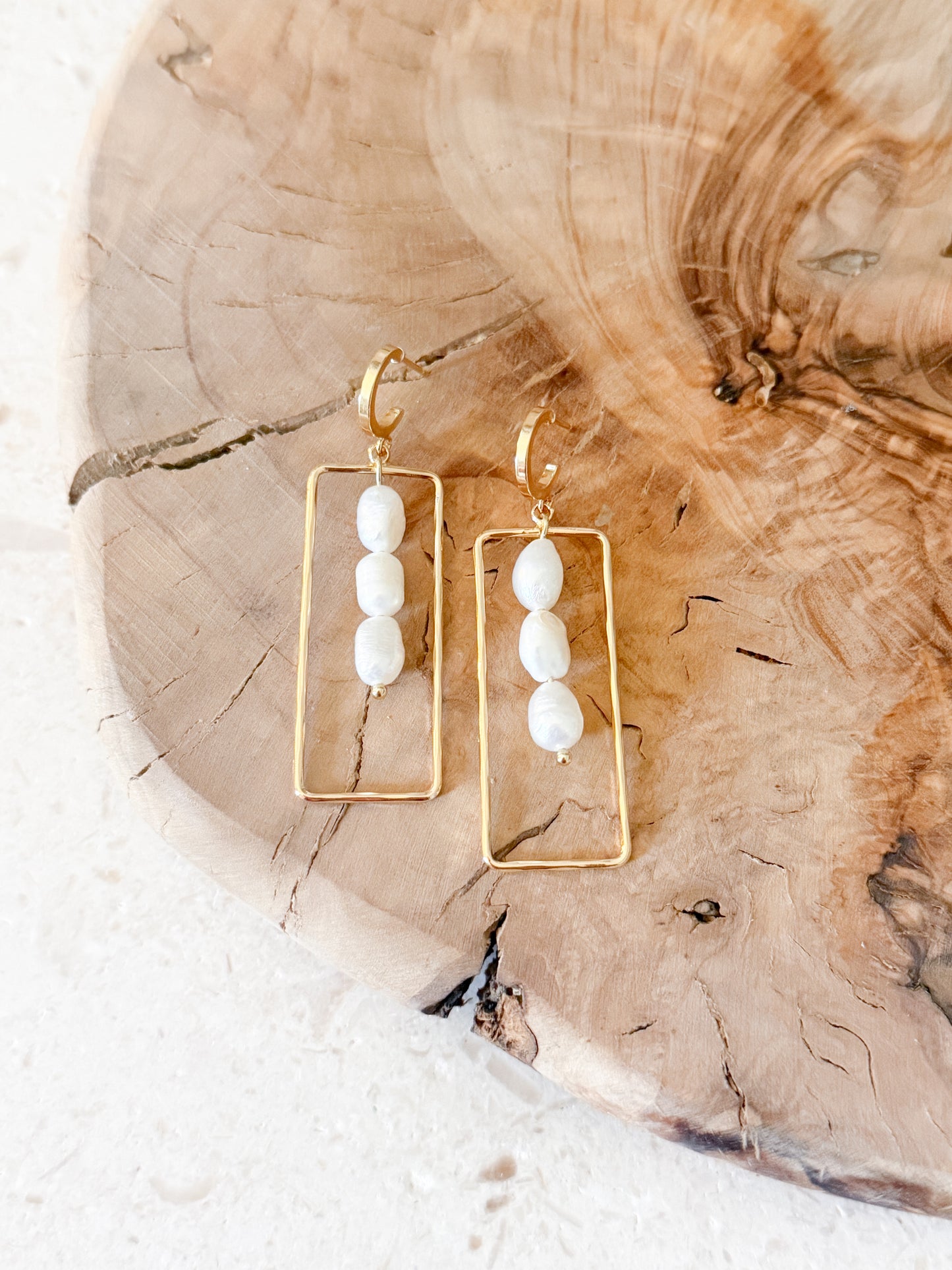 The Saige Dangles - Pearls