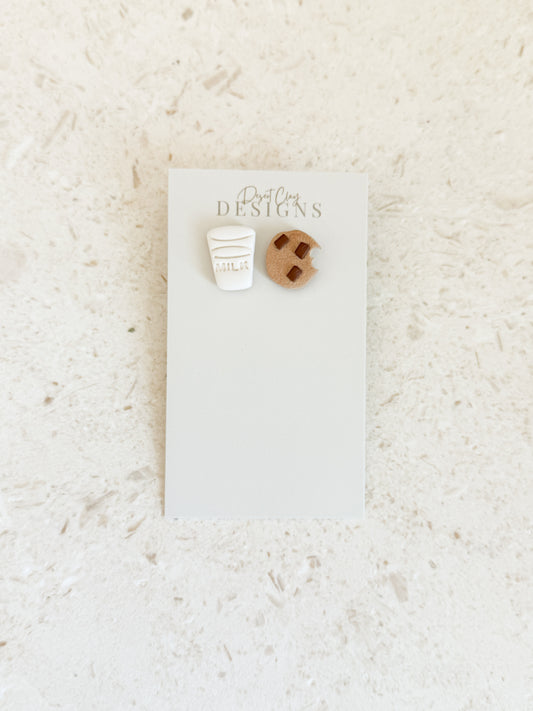 Milk & Cookie Studs