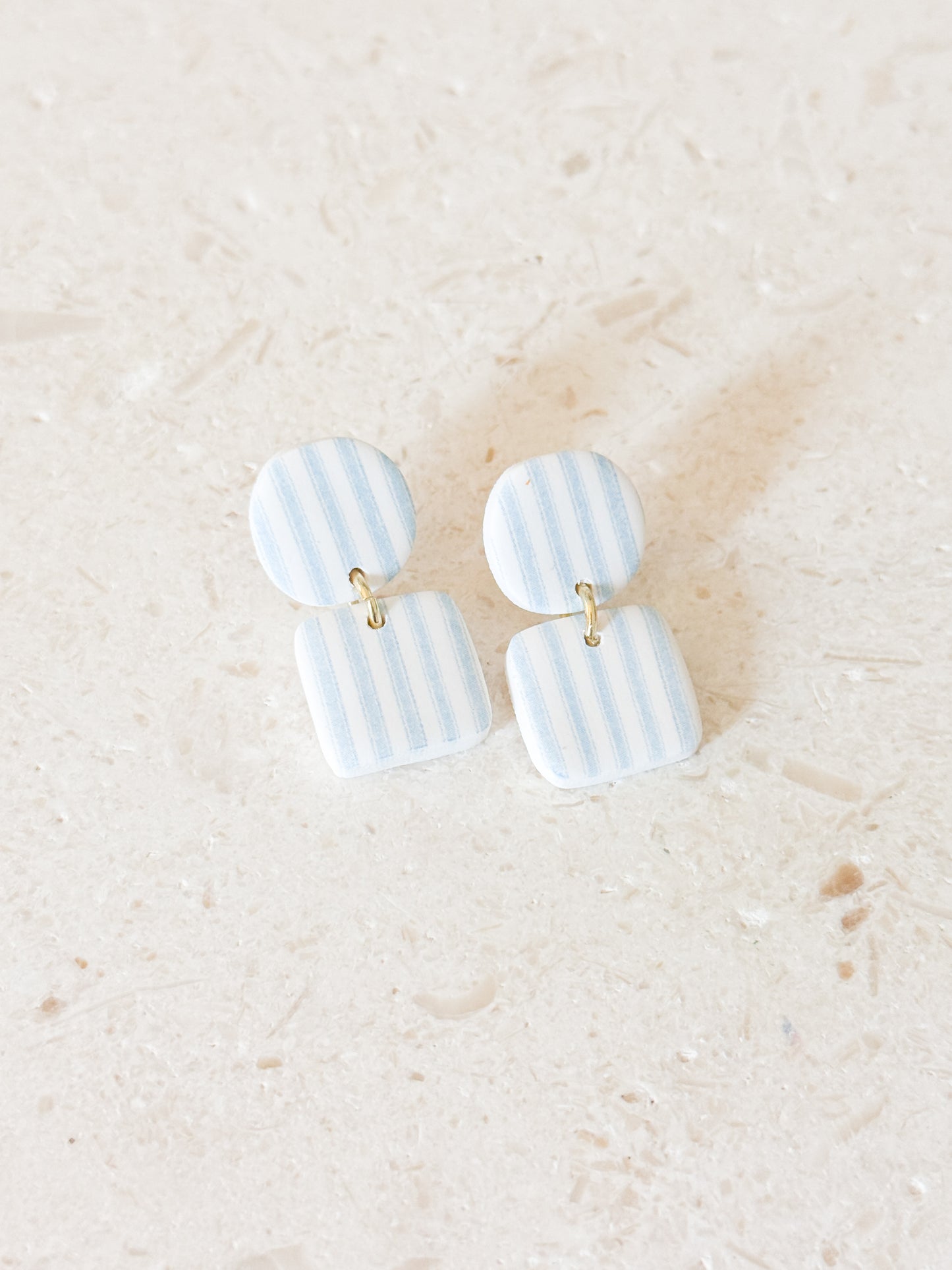 The Indie Dangles - Blue & White Striped