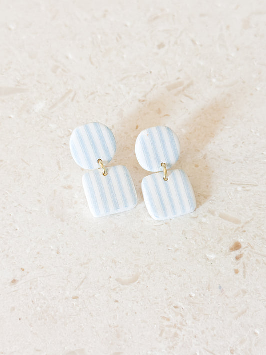 The Indie Dangles - Blue & White Striped