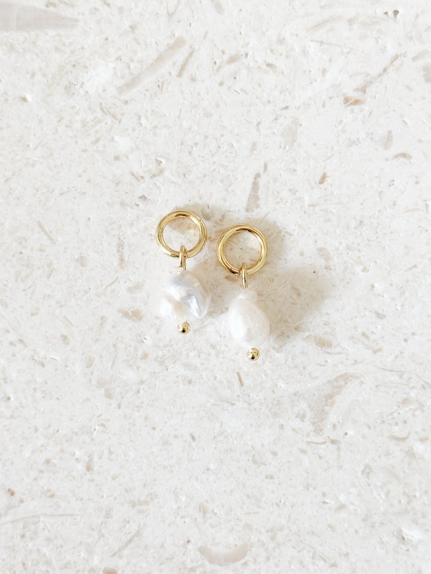 Organic Pearl Charms