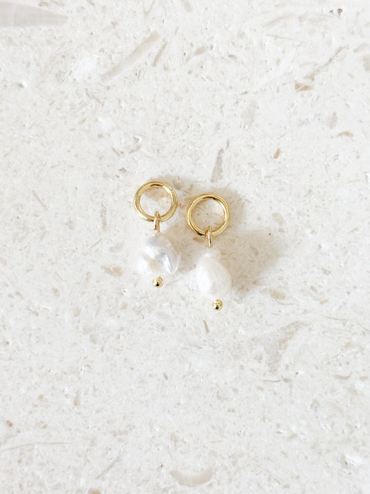Organic Pearl Charms
