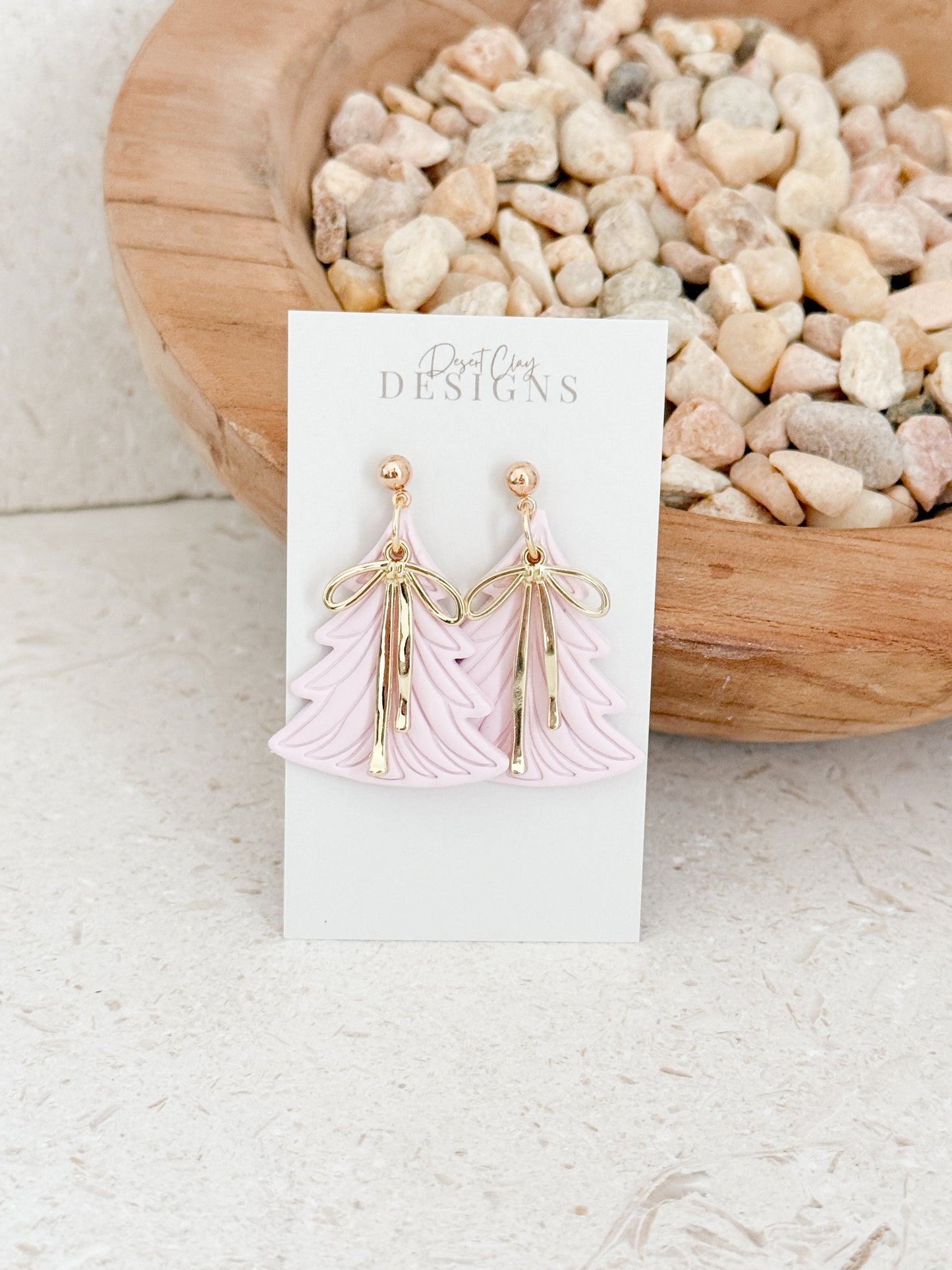 Draped Bow Trees - Pink