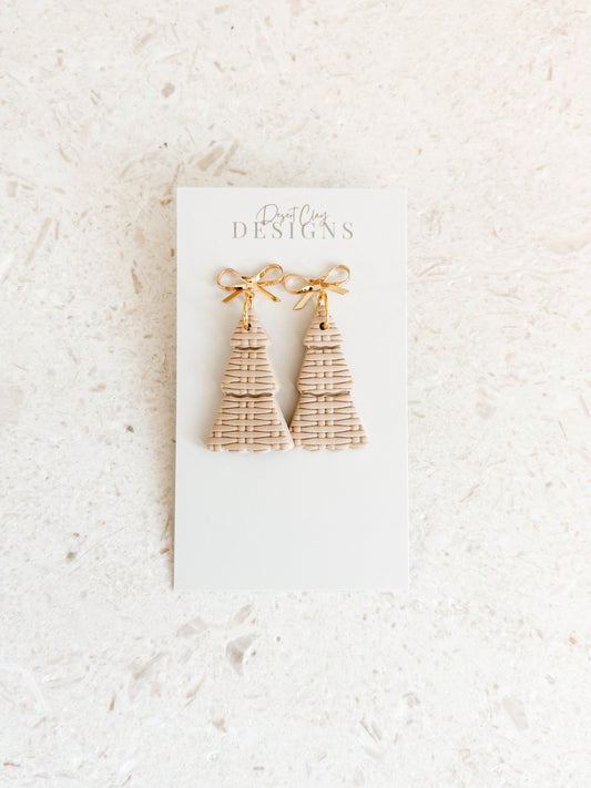 Rattan Christmas Tree Dangles