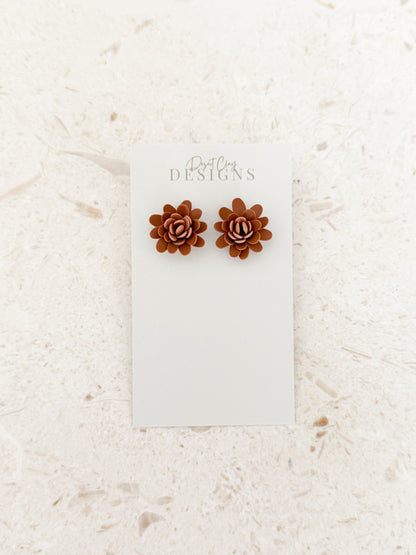 Fall Floral Studs