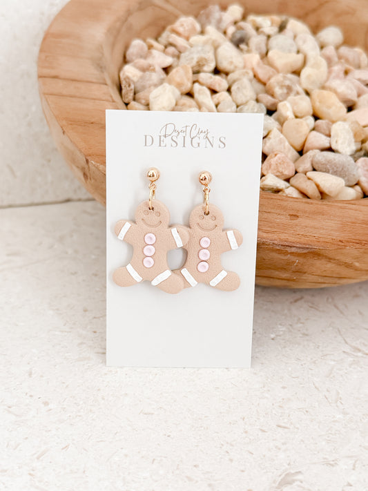 Gingerbread Dangles - Pink