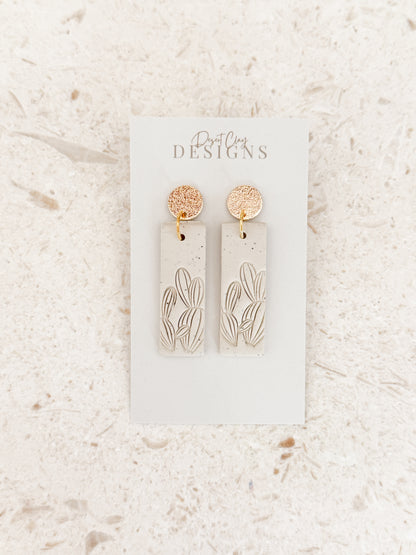 Cactus Imprinted Dangles