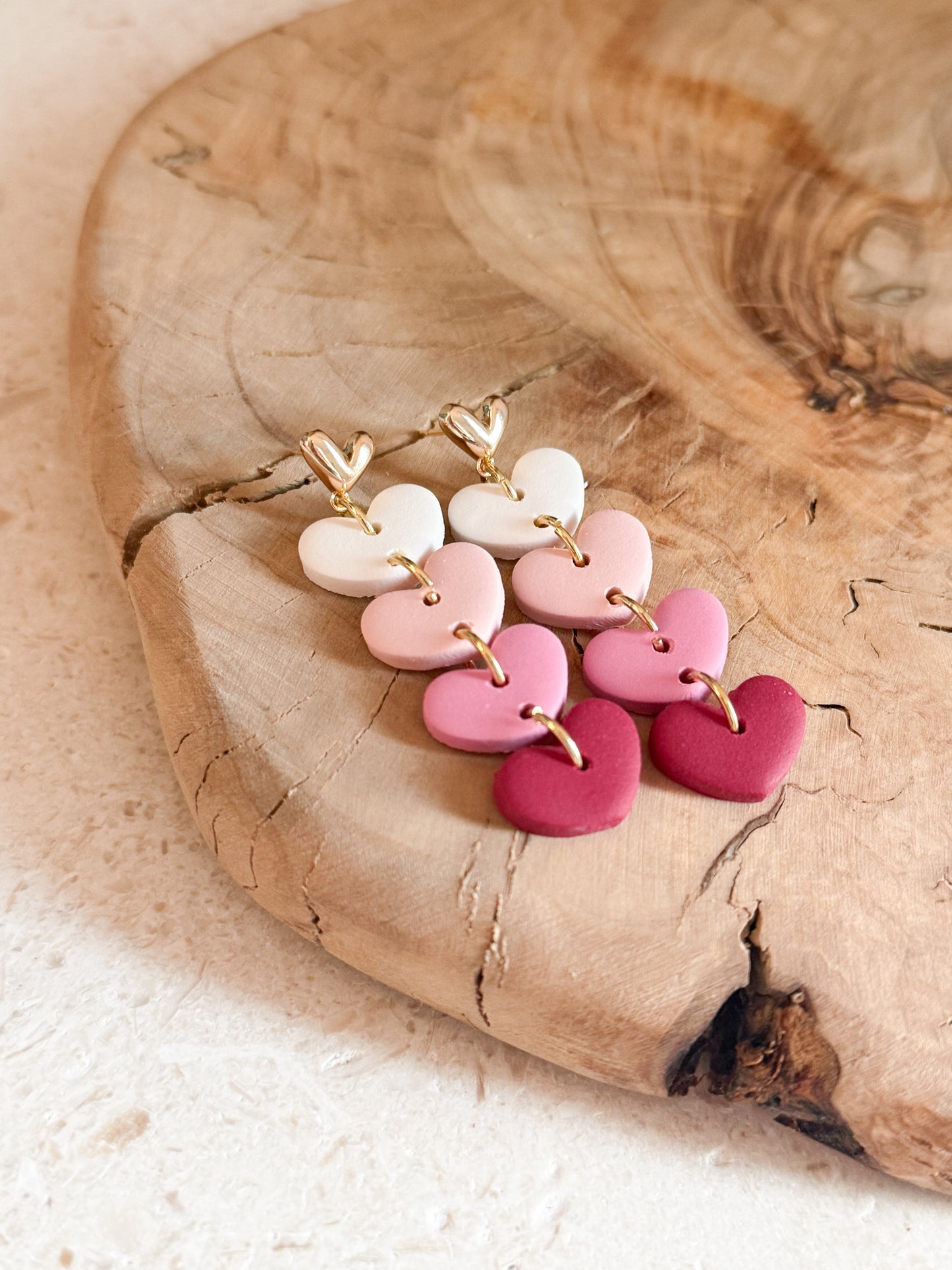 Ombré Heart Dangles