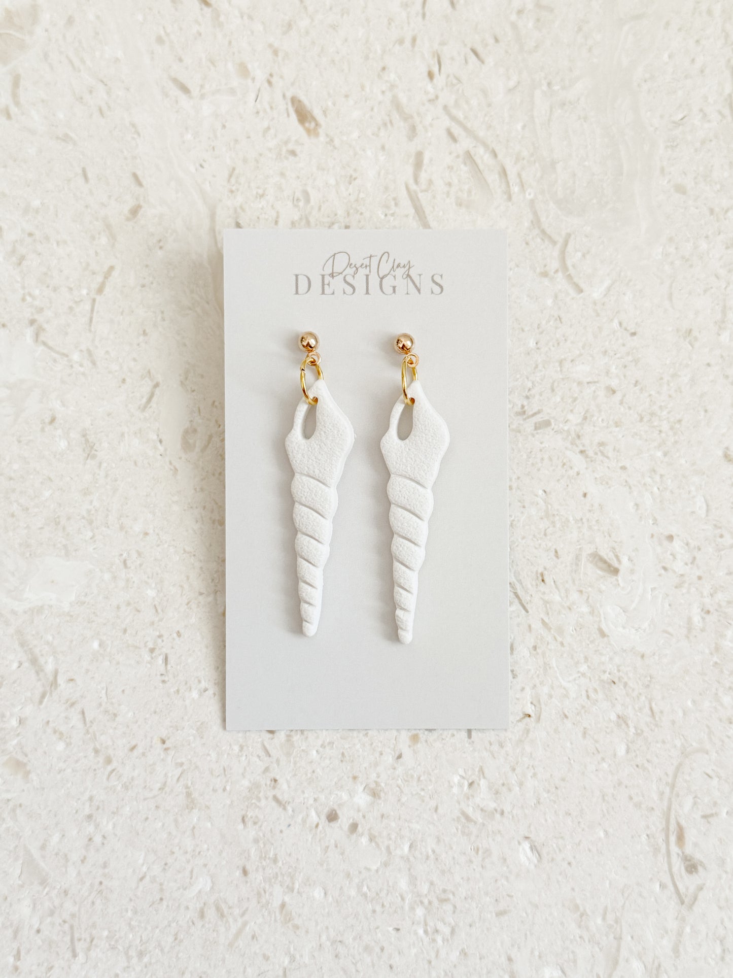 Turritella Shell Dangles